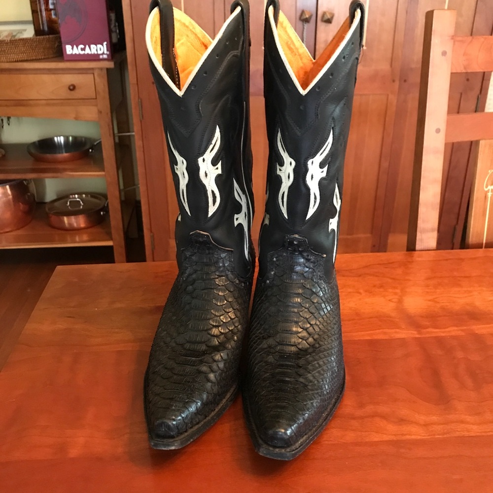 Frye Snake Cowboy Boots